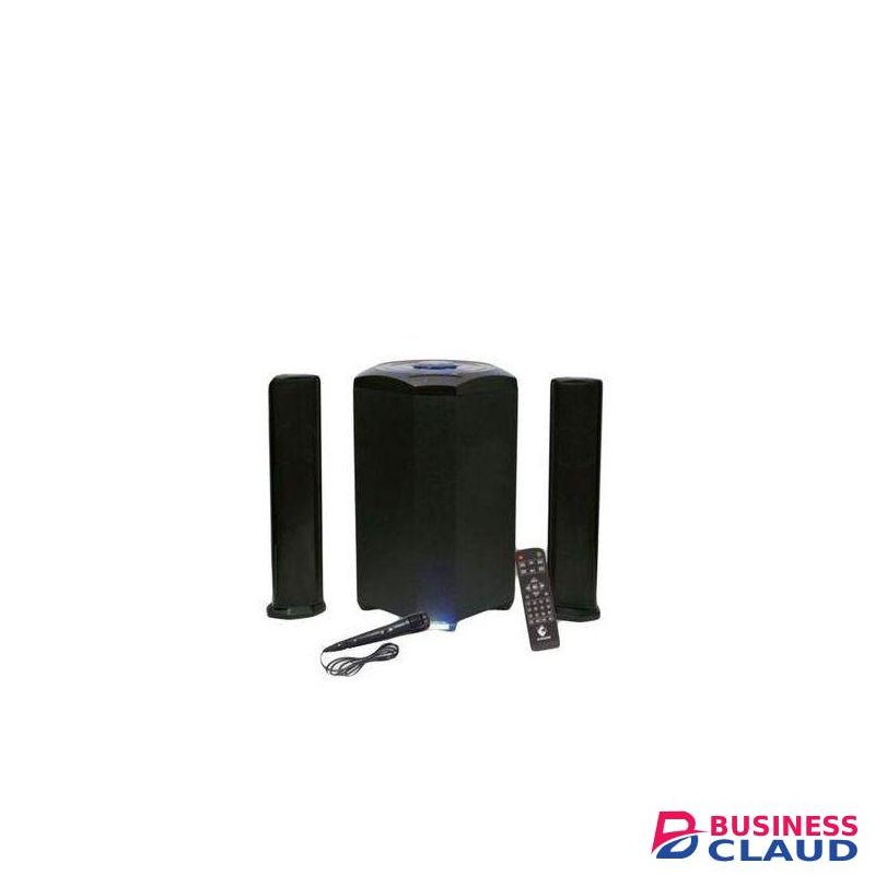 Euroken EK-607 MTUNGI POWERFUL 20,000W OUTPUT 2 IN 1 MULTIMEDIA SYSTEM WITH 2 TALL SPEAKERS
