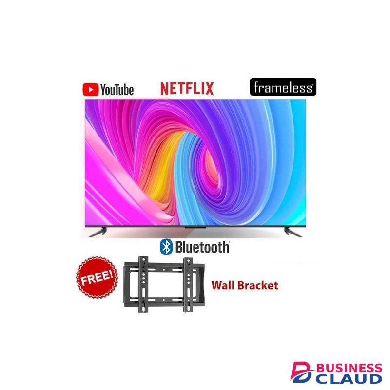 Vision Plus 50" Inch Frameless 4K Bluetooth Android 11,Netflix,Youtube+Bracket