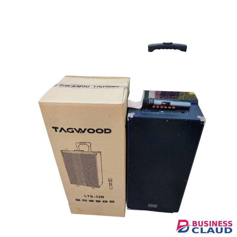 TAGWOOD 12B Double Built in Speaker Portable Trolley Speaker