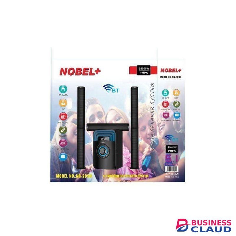 Nobel 5.1ch home theater system with 55000w pmpo