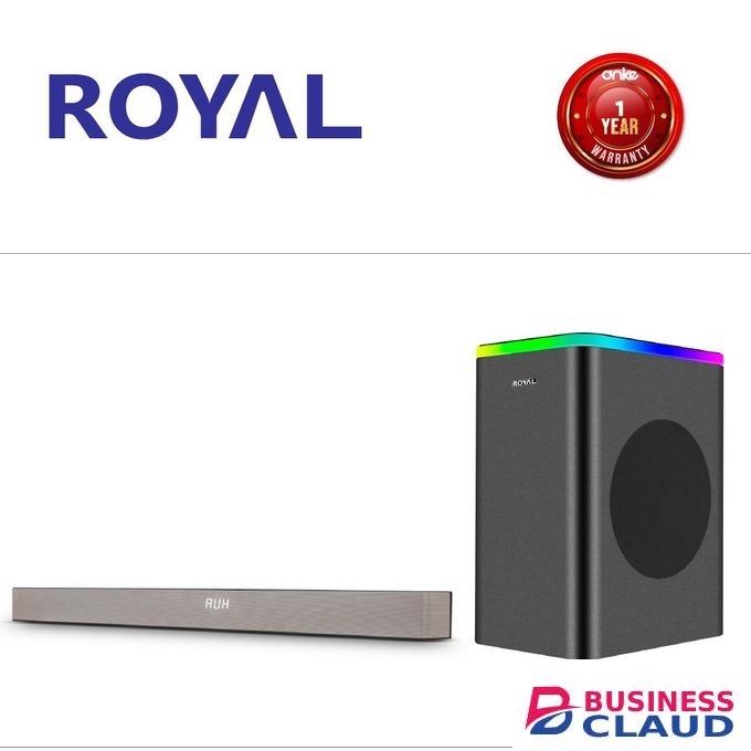 Royal R907 Sound Bar System 85W - Black. (1YR WRTY)