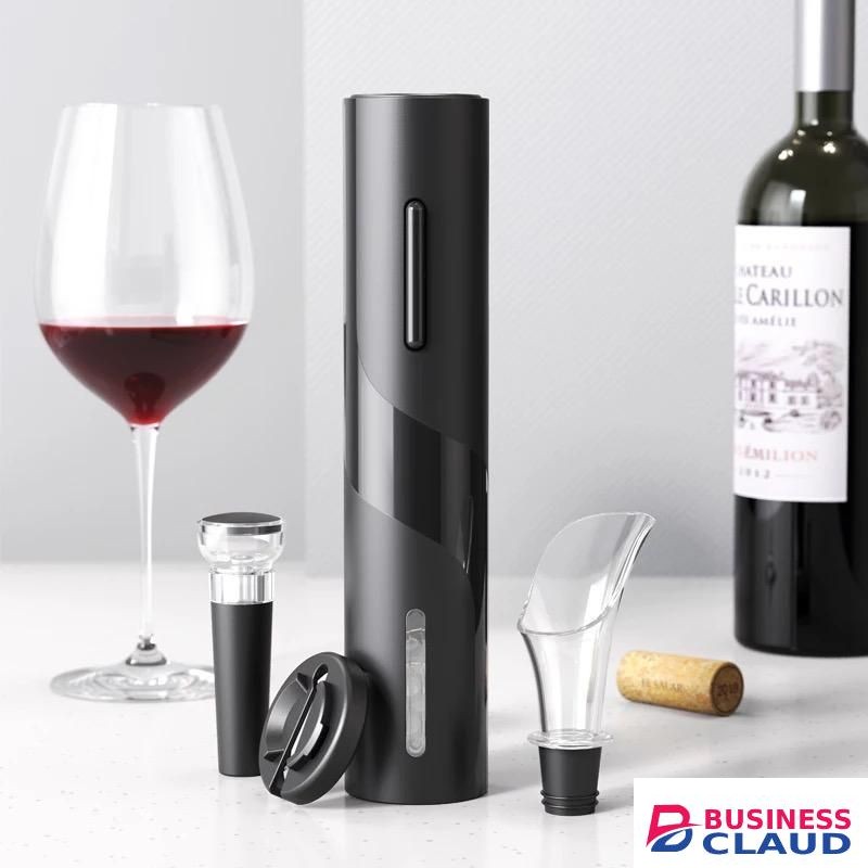Wine Cork Opener Remover Set With Wine Stopper