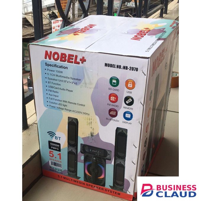Nobel NB-2070 HIGH QUALITY HOME THEATER SOUND SYSTEM 55000W PMPO