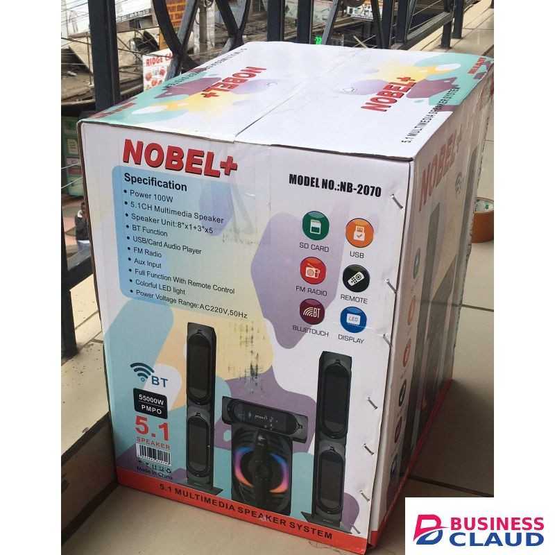 Nobel NB-2070 HIGH QUALITY HOME THEATER SOUND SYSTEM 55000W PMPO