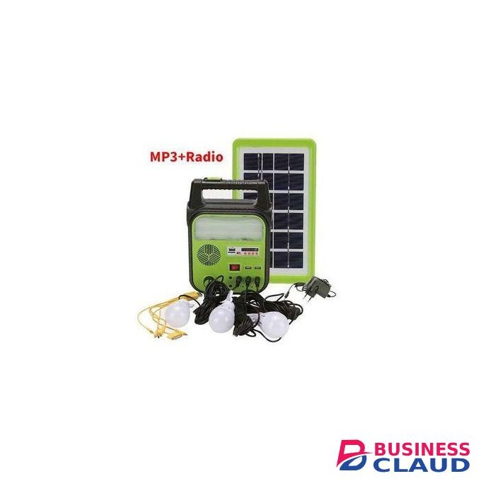 Dat House Hold Solar Lighting System With Radio And Mp3 Player & 4 LED Bulbs