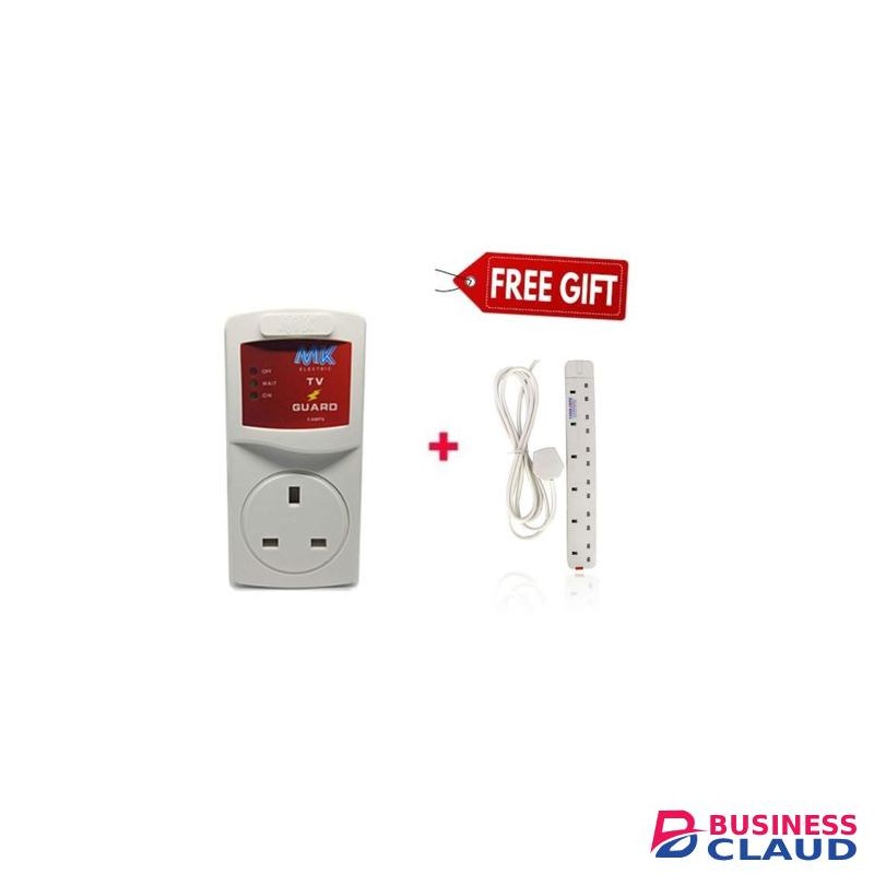 MK High And Low Voltage Protection Fridge + TV Guard + 6Wy Power King Extension Cable