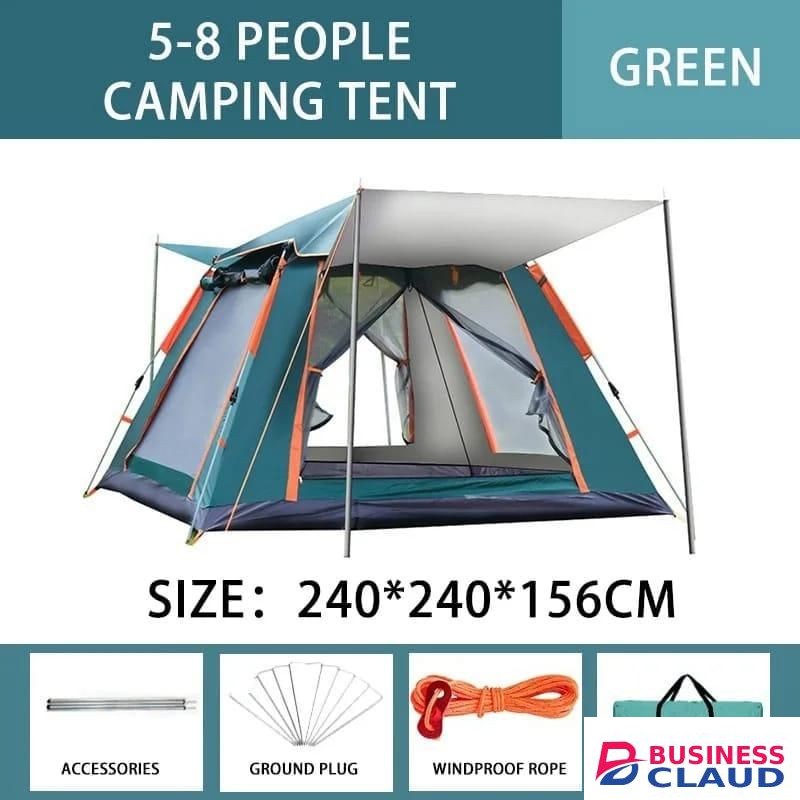 5-8 People Automatic Camping Tent