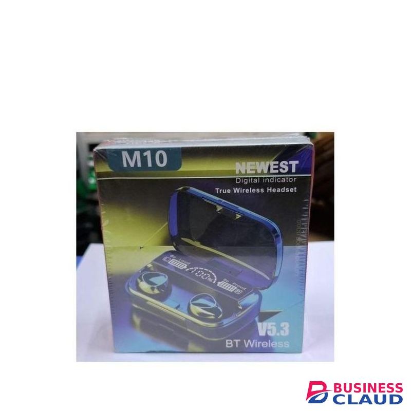 M10 Wireless Bluetooth 5.3 Earpods Earphones Earbuds Dual LED Display