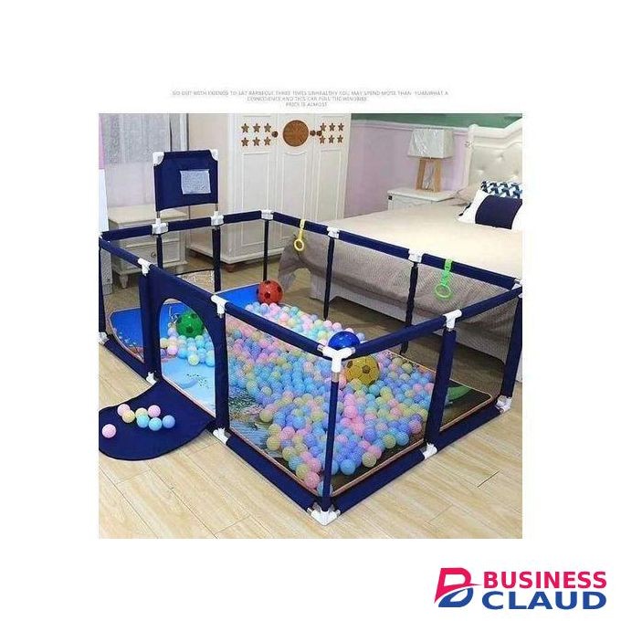 KIDS PLAYPEN WITH SOFT PLAY BALLS