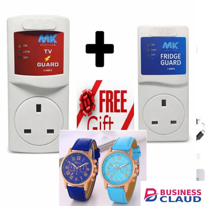 MK QUALITY TV GUARD FOR DIGITAL SMART TV +FRIDGE GUARD + TWO LUXURY LADIES WATCH AND BRACELETS