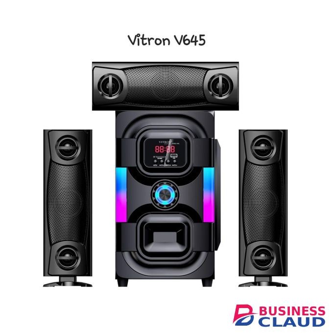 Vitron Multimedia Bluetooth Woofer – Powerful Bass, USB/SD/FM