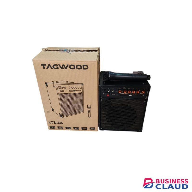 TAGWOOD 6" Inches Powerful Bluetooth Trolley Speaker with Microphone