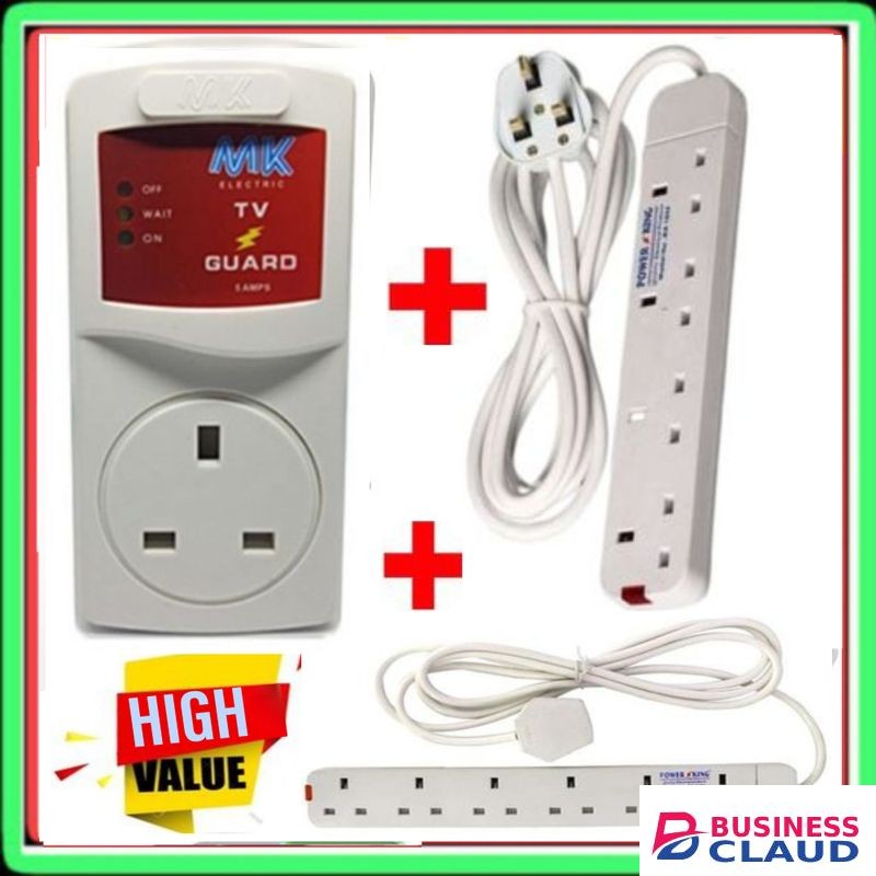MK TV Guard High Voltage Protector + Four / Six Way Extension