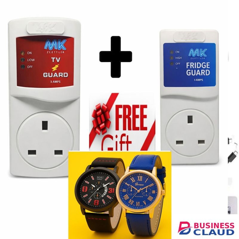 MK QUALITY TV GUARD FOR DIGITAL SMART TV +FRIDGE GUARD + two LUXURY LADIES and men watch