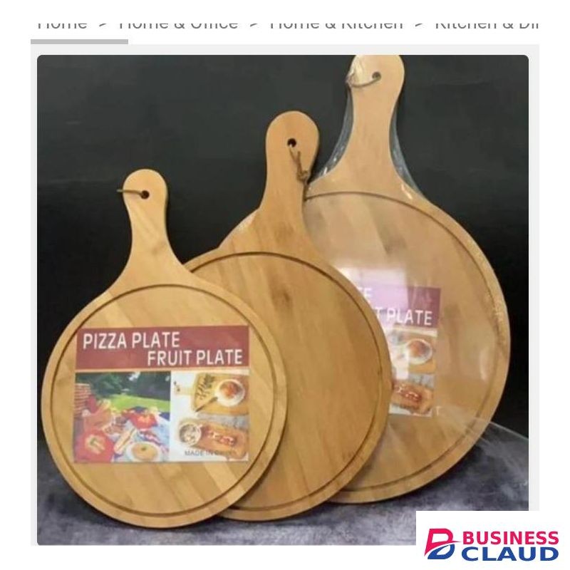 Bamboo Pizza Plate – size 35×50×1cm Perfect for pizzas, cheeses, snacks, or bread. stylish and durable serving board perfect for pizzas, pastries, snacks, or appetizers.