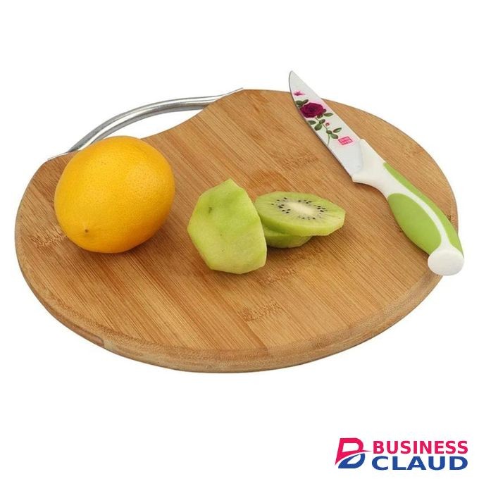 WOODEN Round Bamboo Chopping Board
