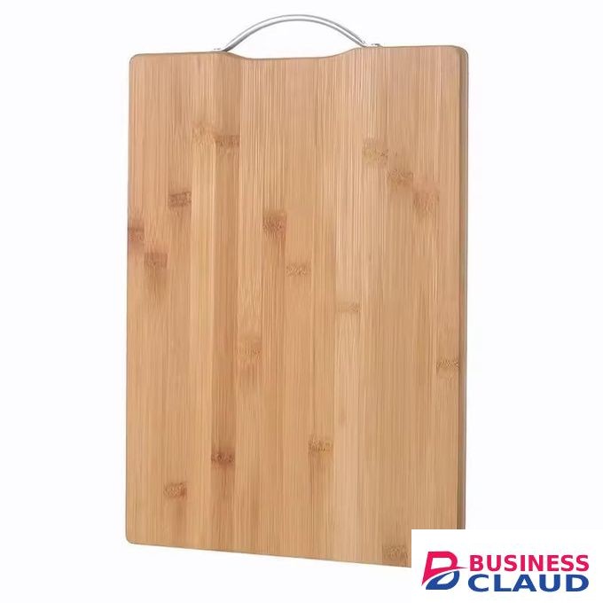 Chopping Board Double Sided Bamboo Wooden Cutting Board Chopping Board Thick Wooden Boards Perfect for Chopping Meat, Vegetables, Fruits, Cheese, Knife Friendly with Handle