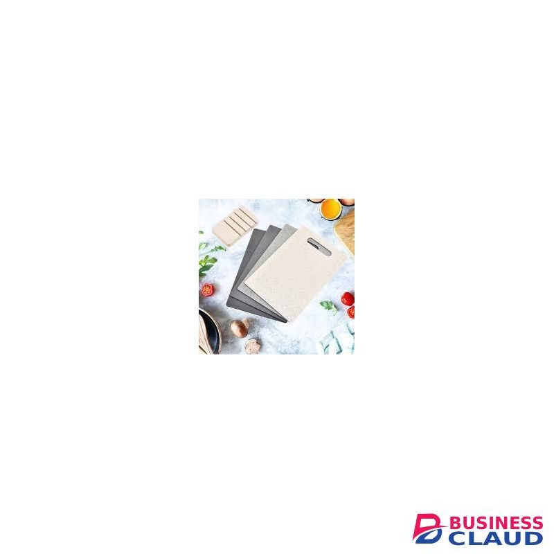 Durable Anti-Slip Kitchen Chopping Board With Easy-Grip Handle, Heavy Duty Plastic Cutting Board For Meat Vegetables And Fruits