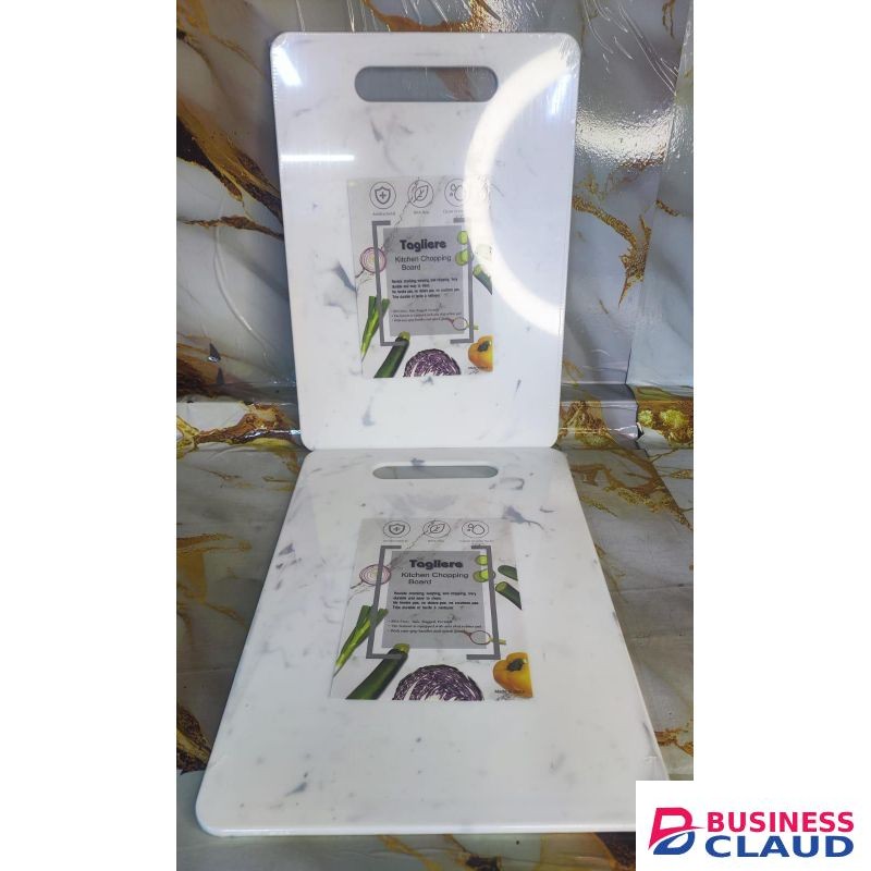 1 pc 27 cm by 37 cm marble plastic chopping board