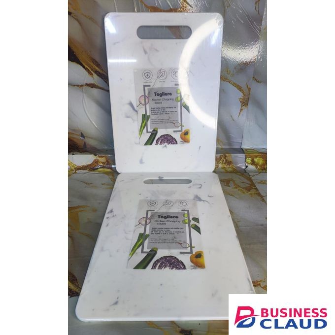 1 pc 27 cm by 37 cm marble plastic chopping board