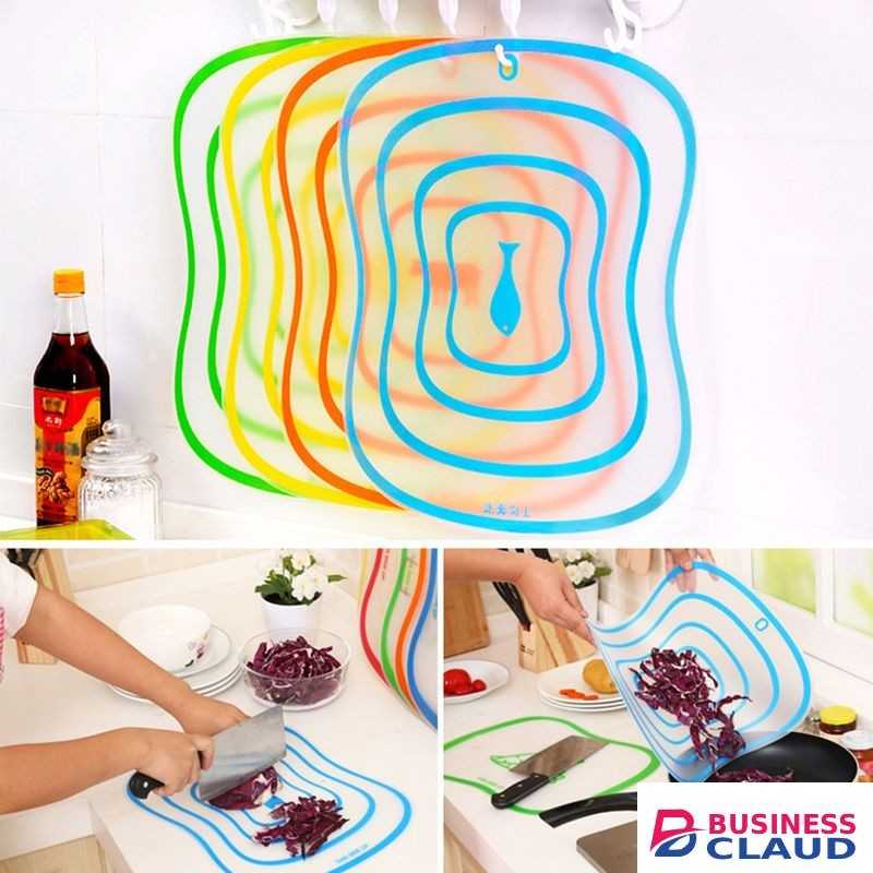2 Pcs Silicone Chopping Board