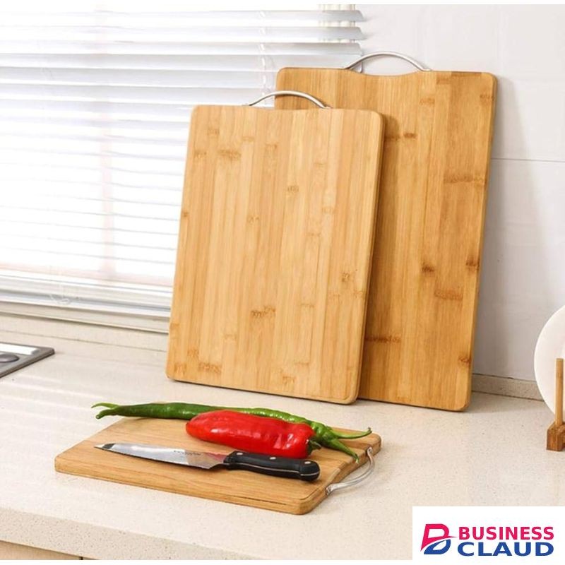Wooden Bamboo Chopping Board, Double-Sided Thickened Solid Wood Chopping Board