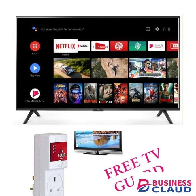 TCL 32" Inch- Frameless, Google Android TV, Bluetooth-Enabled FHD Led TV,NETFLIX,YOUTUBE