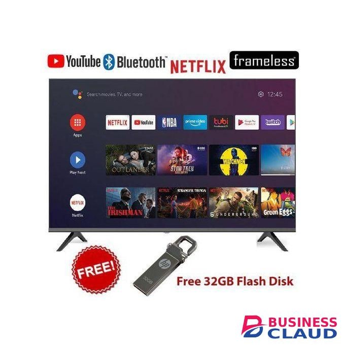 TCL 32 Inches Smart Android Digital TV WIFI , YOUTUBE , NETFLIX , Frameless TV WITH FREE GIFTS