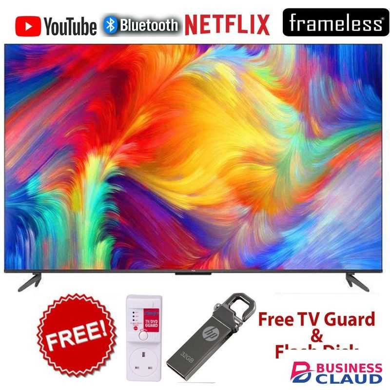 TCL 32" Inch,Bluetooth/Google TV,HD Smart TV,NETFLIX+FREE TV GUARD+32GB FLASH DISK