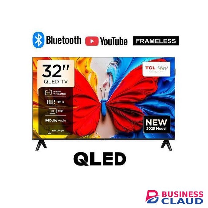 TCL 32" inch QLED TV,32S5 S-Series, FHD/HD HDR Smart Android Google TV, Netflix, YouTube, Bluetooth Connectivity,Wifi Connectivity,Inbuilt Decoder – Black (1YR WRTY)