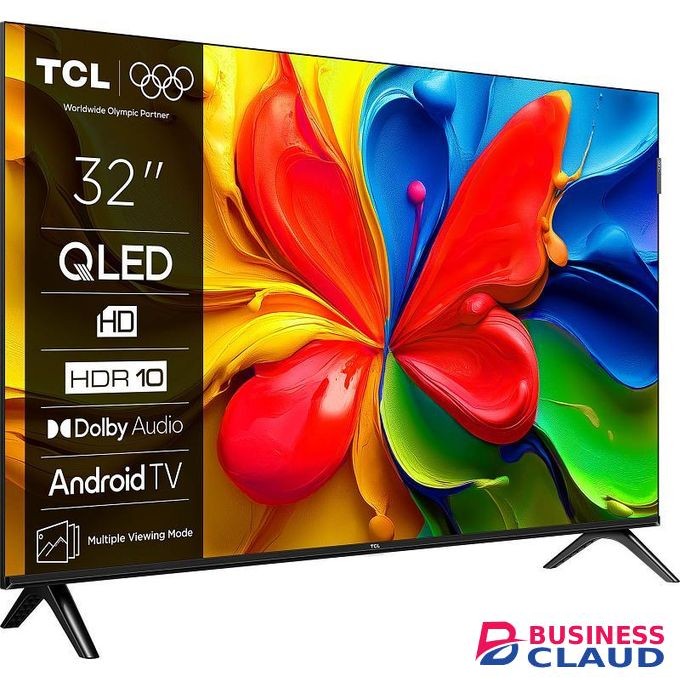 TCL 32S5K 32" QLED HDR Smart Google Television – Dolby Audio, WiFi Streaming, Ultra Slim Frameless Design+FREE BRACKET+TV GUARD+EXTENSION
