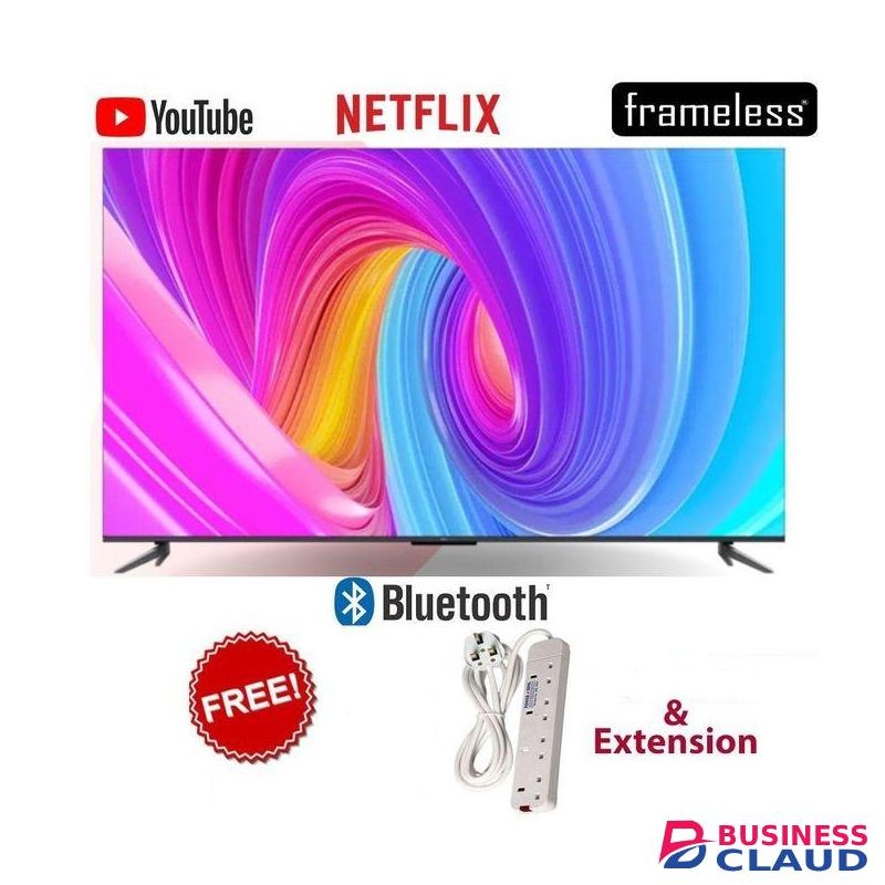 TCL 32S5400AF,32" Inch FRAMELESS SMART ANDROID TV Bluetooth ChromeCast+FREEXTENSION