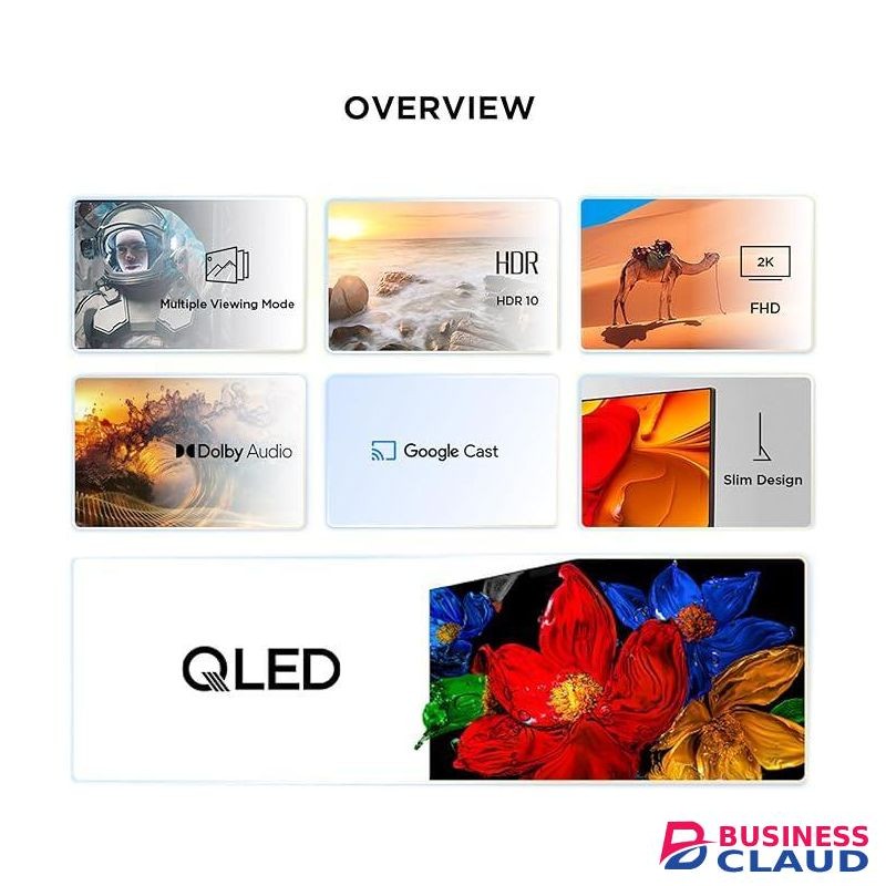 TCL 32" Inch,32S5K Television Smart TV QLED HDR 10 Google TV Dolby Audio, Game Mode+6 FREE GIFTS