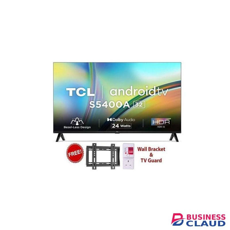 TCL 32S5400-32" Inch- Smart FHD Google-TV,BLUETOOTH-BRACKET+TVGUARD