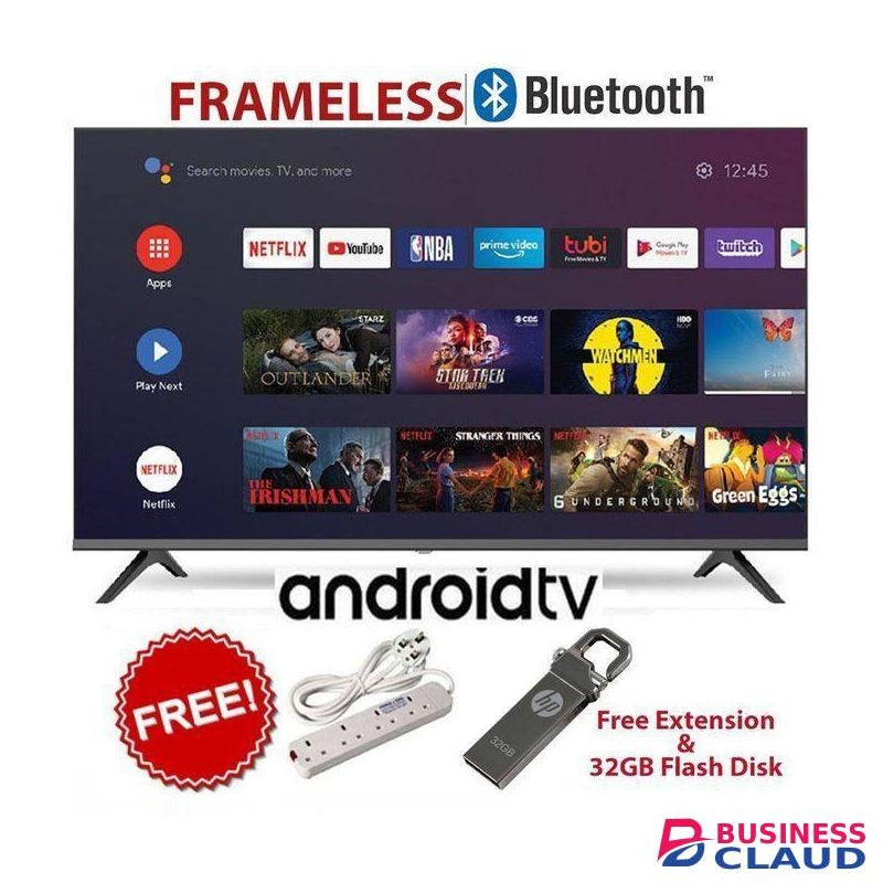 CTC 32 Inch Smart Android TV Inbuilt Netflix,Youtube+FREE FLASH & Extension