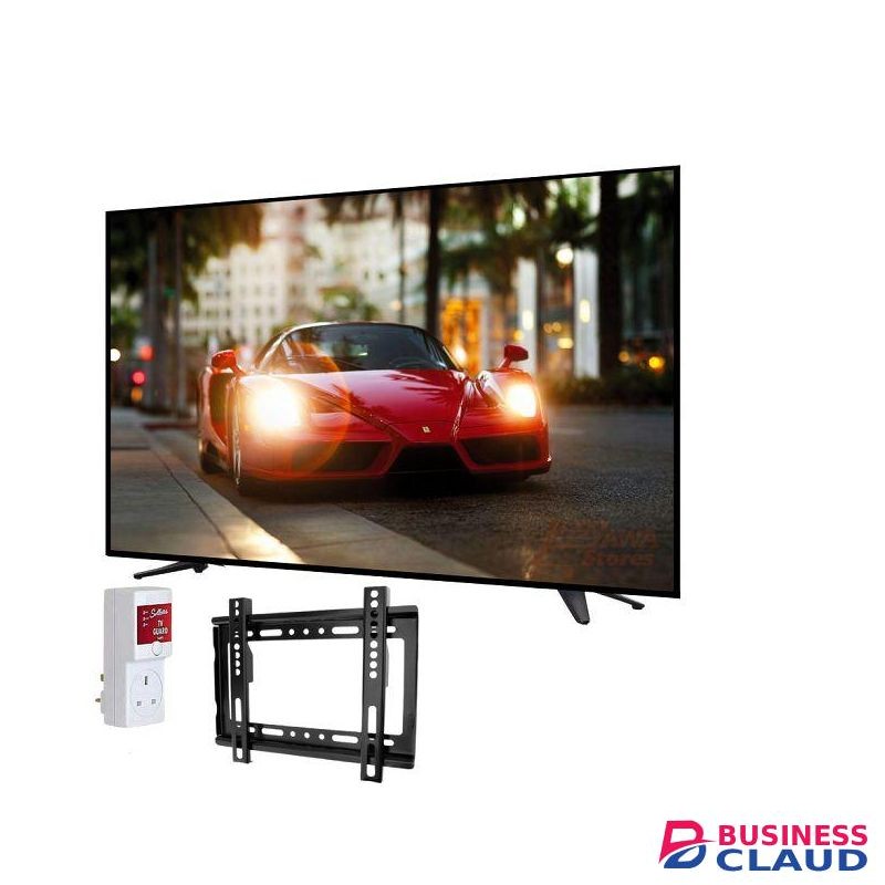 TCL 32" FRAMELESS LATEST GOOGLE TV, VOICE CONTROL, BLUETOOTH, NETFLIX, YOUTUBE + WALL BRACKET + TV GUARD 32S5400