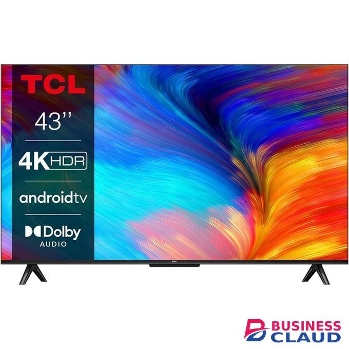 TCL 43P635,43” FRAMELESS ULTRA HD 4K With HDR Google TV +BRACKET+32GB FLASH DISK