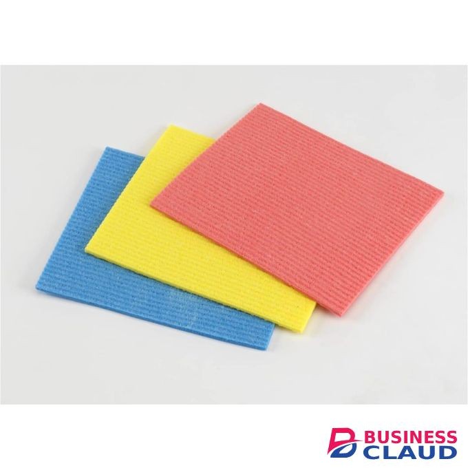 Cellulose Sponges, 3 Asorted Kitchen Cleaning Sponges, Natural Wood Pulp, Scratch-Free, Durable & Reusable, Multipurpose Household & Dishwasher Safe