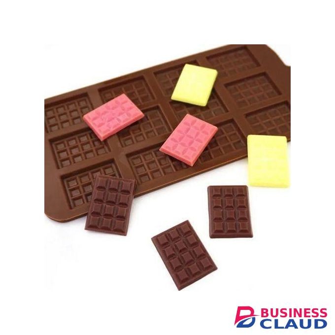 Silicone Chocolate Mold Candy Waffles Mould Shaper