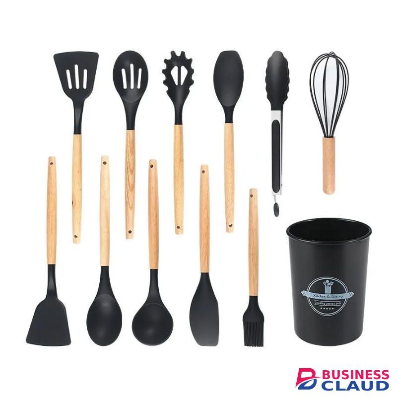 12_PCS Silicone kitchen utensils set _Heat resistant,non stick cooking tools