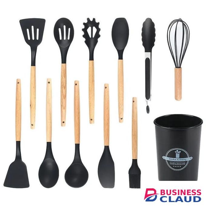 12_PCS Silicone kitchen utensils set _Heat resistant,non stick cooking tools