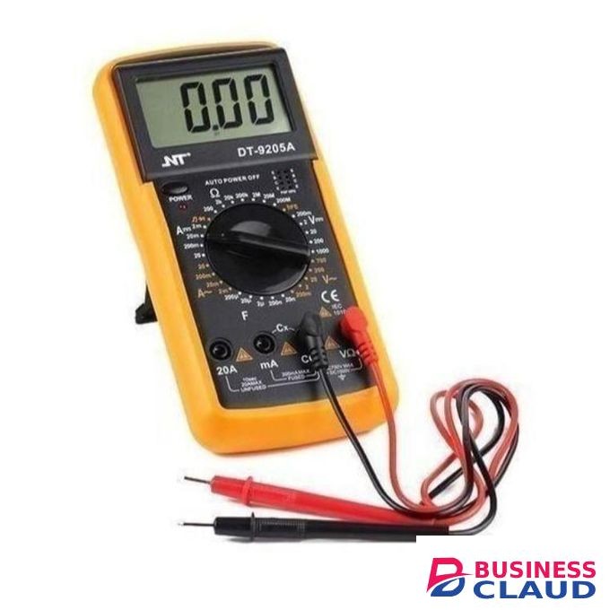 Digital Multimeter AC/DC Voltmeter Ammeter Ohmmeter Tester – LCD Display with Resistance & Continuity Test