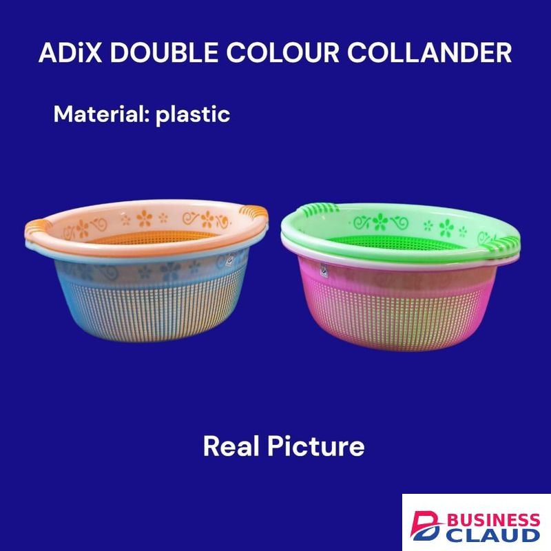 2pcs Plastic Colander 25cm Utensil washing basin