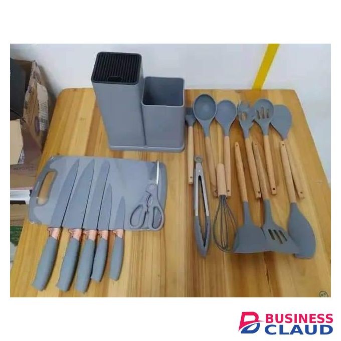 19 Piece Elegant Silicone Spoon Set