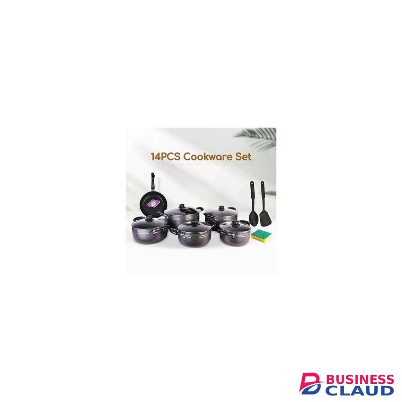 14pcs Tc cookware Set