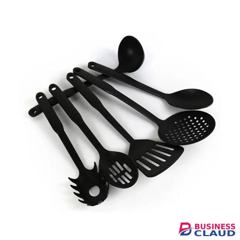 6 Piece Non-Stick Cooking/Serving Spoons Set--