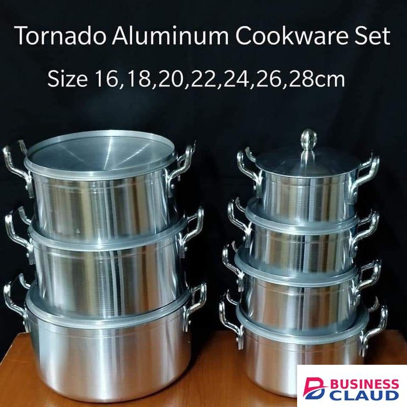 14 Pieces Stainless Steel Pots Cookware Set Cooking Pots Sufurias Cookware Set-16/18/20/22/24/26/28cm
