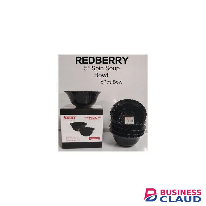 "Spin Bowl -BLACK 6pcs