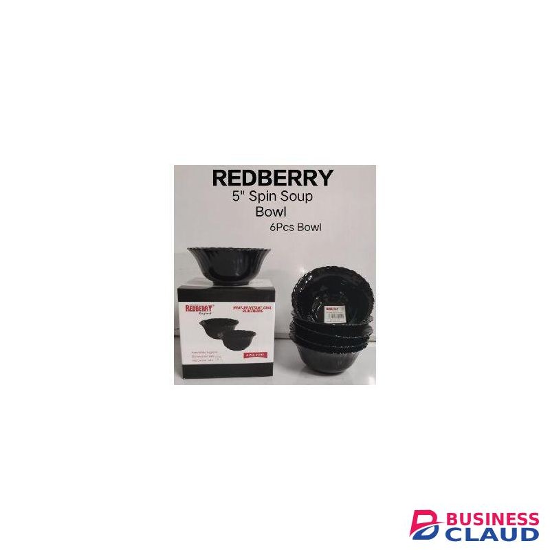 "Spin Bowl -BLACK 6pcs