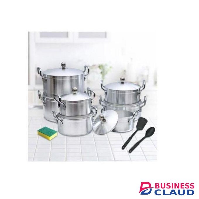 Aluminum Cookware Set Sufuria 14pcs Cooking Pots